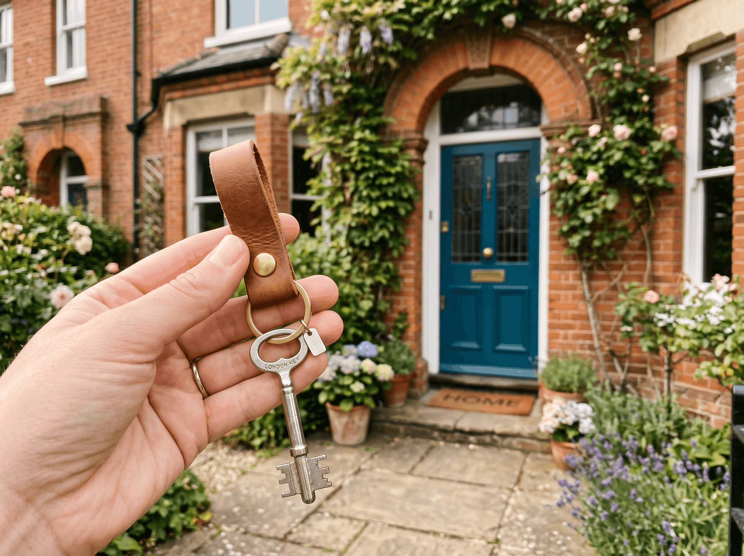 How does the process of renting a house in England work?